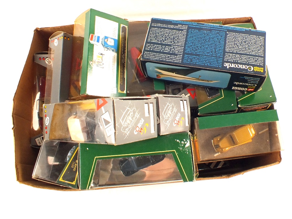 Various boxed Corgi Classics and other models including 650 Concorde G-BBDG