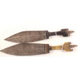 Two late 19th Century North African 'Somali' daggers