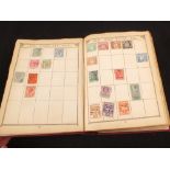 A Lincoln album containing a good variety of 19th and early 20th Century world stamps including GB