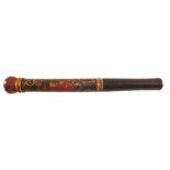 A William IV tipstaff/truncheon, painted with Royal Cypher, R.W.