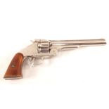 A replica Smith & Wesson revolver