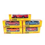 Boxed Corgi Whiz Wheels, 301 Iso Grift, 383 VW Beetle orange, 306 Morris Marina,