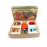 A boxed Timpo Big Farm set