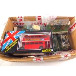 Various boxed models including Dinky,