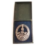 A German WWII (PATTERN) Anti Partisan Guerilla badge in fitted case