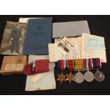 RAF Long Service medal group of five medals with good selection of photos, documents etc to 330353,