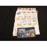 Various Jersey and Guernsey first day covers and higher denomination stamps