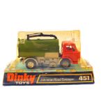 A boxed Dinky 451 Johnston Road Sweeper,