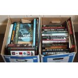 Two boxes of military related books