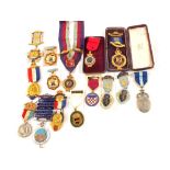 Sixteen Masonic and Buffalo medals