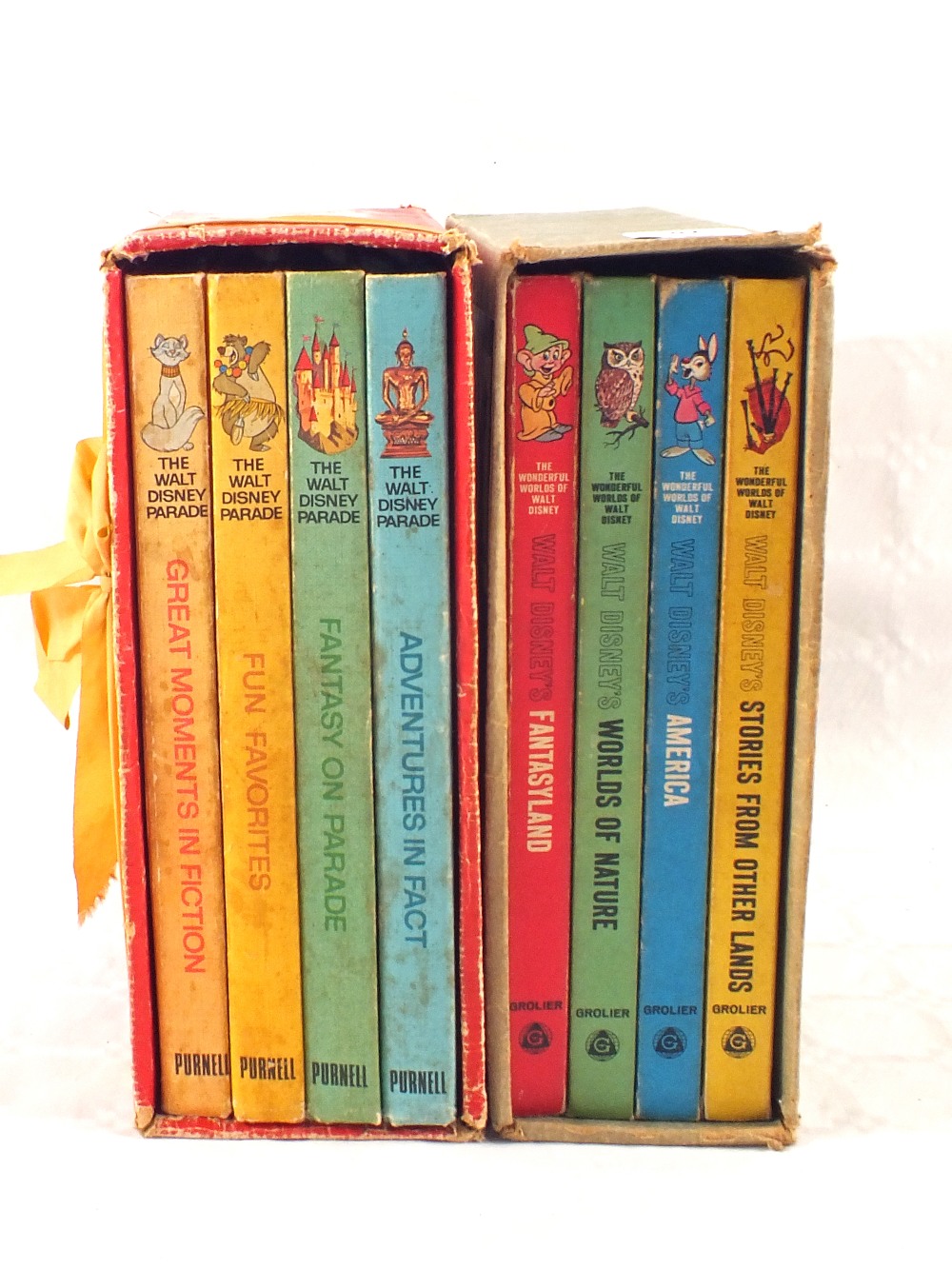Eight volumes of Disney 'Parade' and 'Wonderful World'