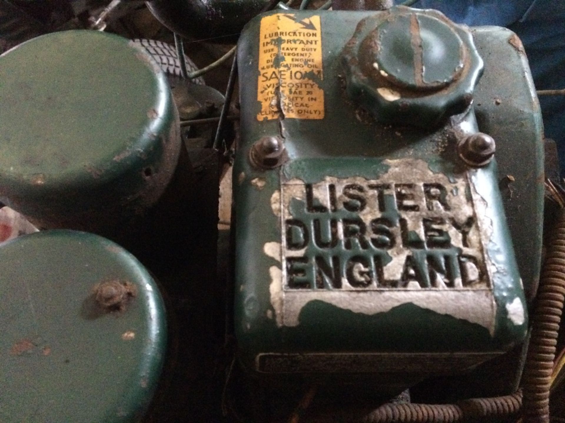 Lister Startomatic generator, air cooled, 3hp, 1500rpm, 1. - Image 4 of 8