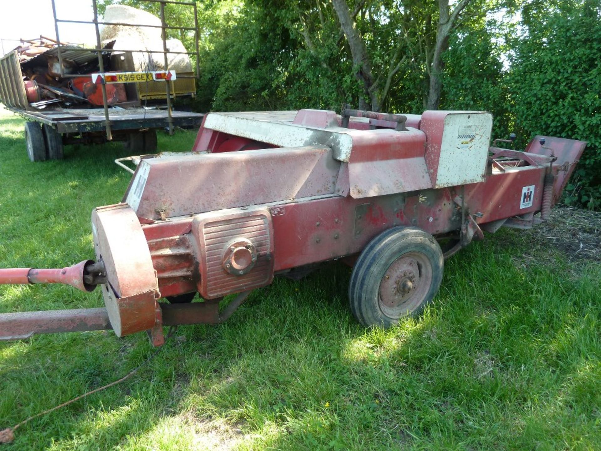 International 440 conventional baler, always stored in dry, serial 00300 56B. Stored near Redisham. - Image 2 of 7