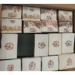 A large quantity of Lilliput Lane Cottages (two boxes) plus a book