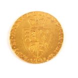 A George III guinea 1791, 5th head, 'spade' reverse,