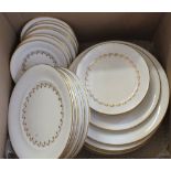 Various Spode Delphi plates and bowls