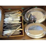 A canteen and cutlery,