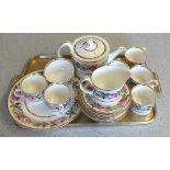 A Royal Worcester Royal Garden tea set