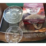 Various boxed and other glassware