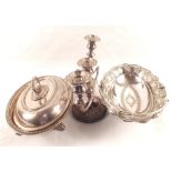 A decorative Victorian Silver plated cake basket,