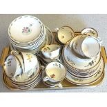 A Heathcote floral tea set and a Susie Cooper part set