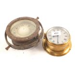 A Brass ships gymbal compass by T.