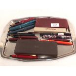 Various fountain pens etc including Osmiroid,