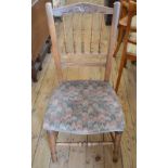 Four Mahogany spindle back dining chairs