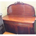 A Victorian Mahogany two door chiffoniere