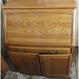 A modern Gentique Pine finish bureau