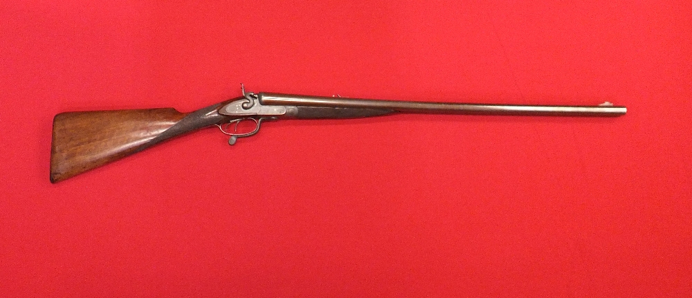 A bespoke double barrel rifle in .45 Colt cal. N.V.S.N.