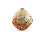 A Bernard Rooke globular narrow neck vase