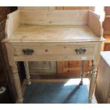 A Victorian Pine tray top washstand