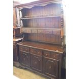 A Mahogany dresser with multiple drawers