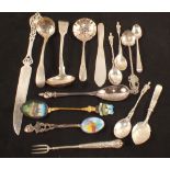 Various Silver and other cutlery