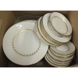 Various Spode Delphi plates and bowls