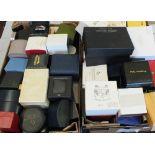 Various watch boxes (two boxes)