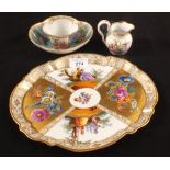 A Dresden pin tray,