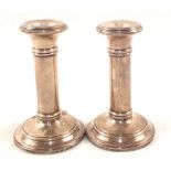 A pair of Silver candlesticks,