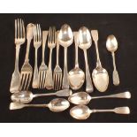 Various Georgian and other Silver cutlery