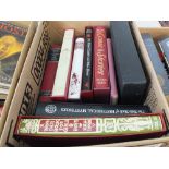 Various volumes of Folio Society