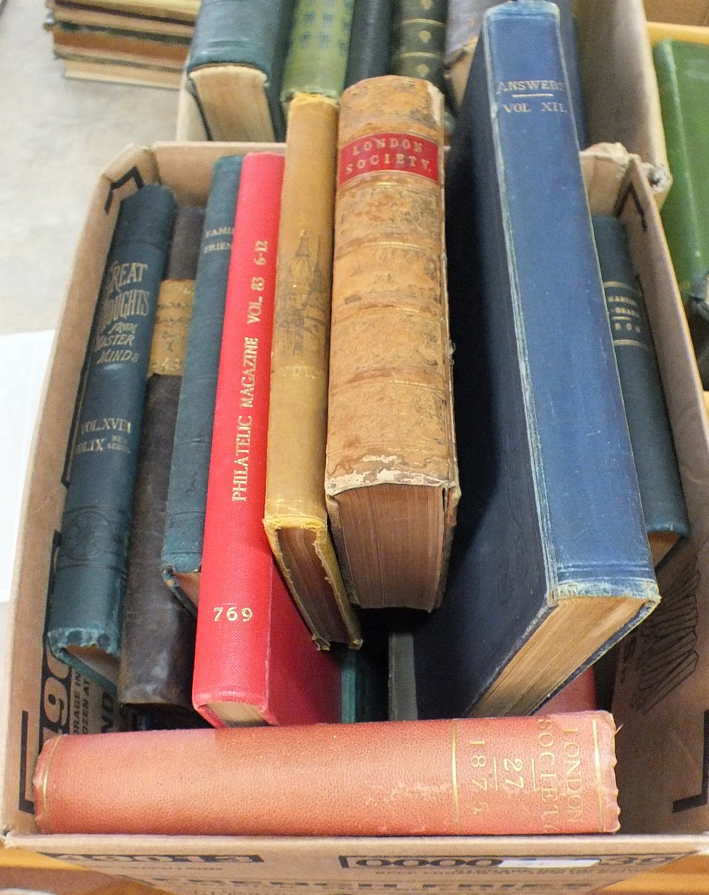 Various 19th and 20th Century bound periodicals including Sylvias Annual, Rare Bits,