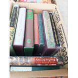 Various volumes of Folio Society