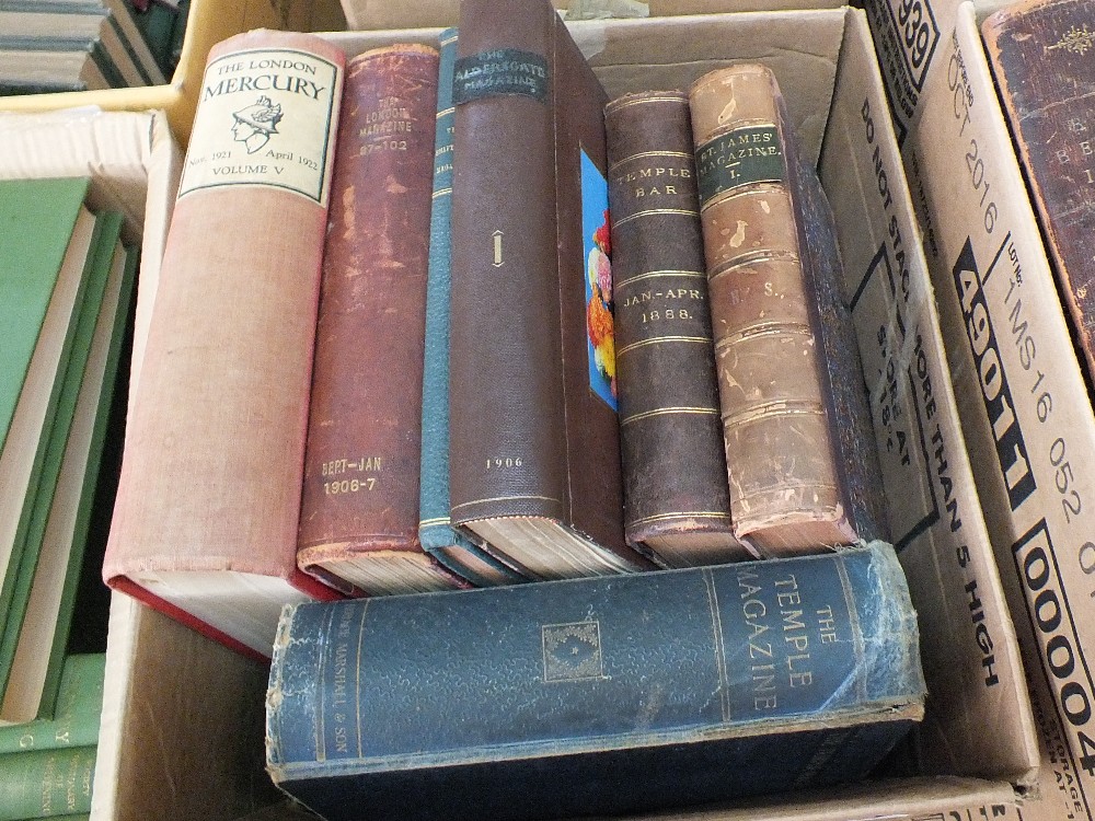 Various mainly 19th Century bound periodicals including London Mercury, St James, Aldersgate,