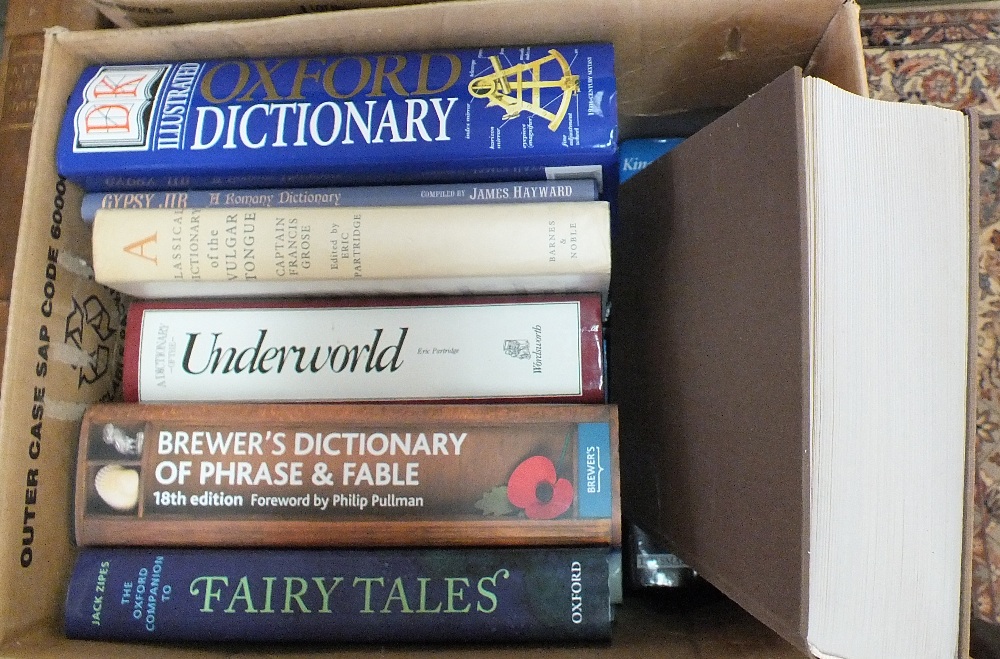 Various dictionaries on a wide range of subjects