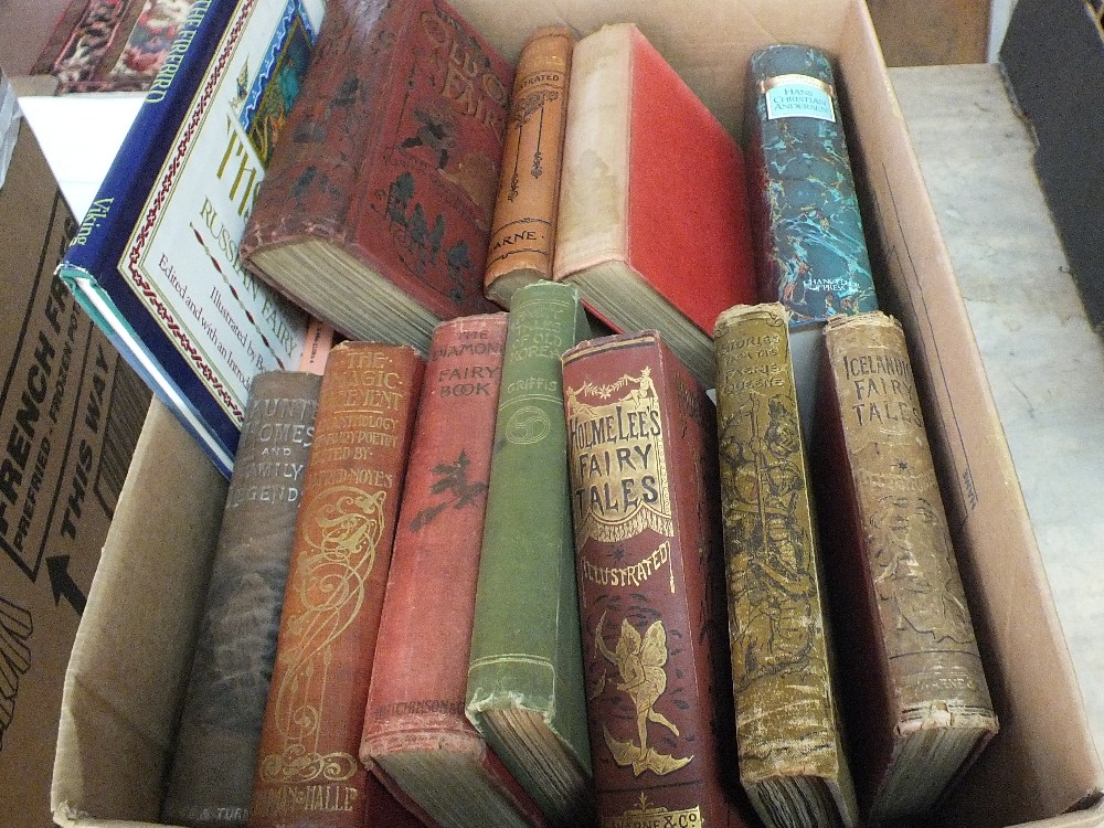 Various volumes of fairy tales including the Magic Casement, Faerie queen,