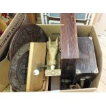 Various wooden boxes,