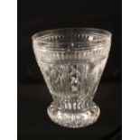 A boxed Waterford Crystal heavy cut glass millennium champagne bucket