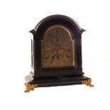 A 19th Century ebonised bracket clock by G.P.