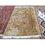 A pair of Persian style floral rugs,